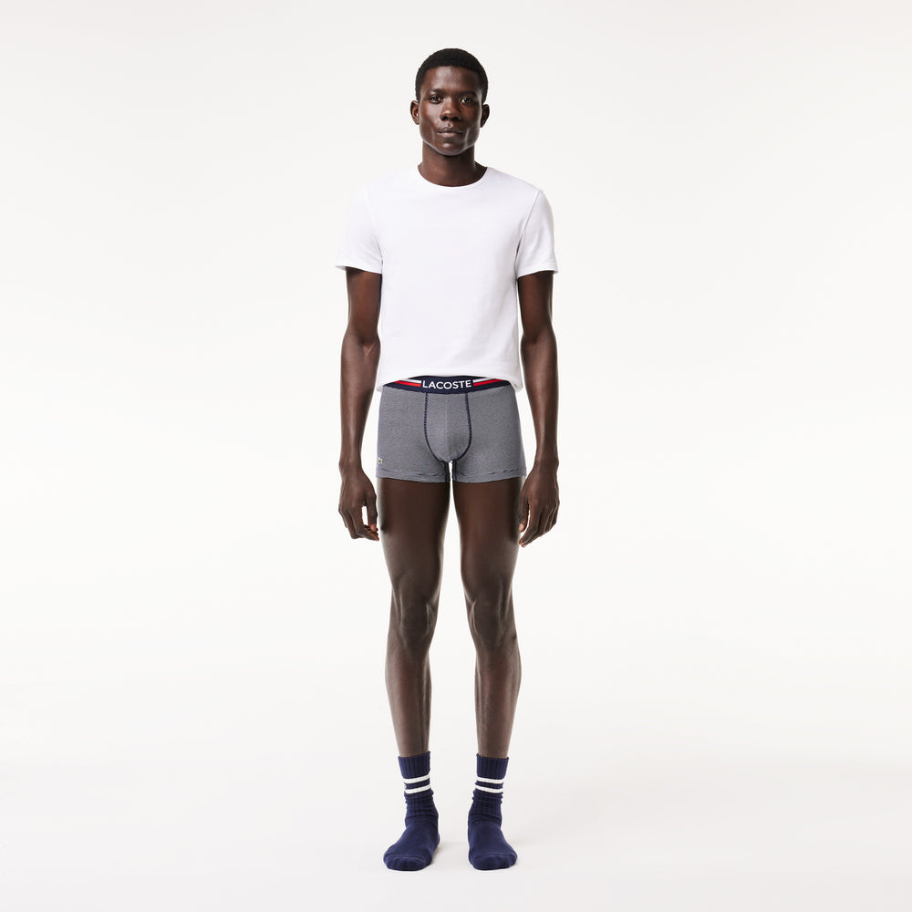 Pack Of 3 Iconic Trunks With Three-Tone Waistband