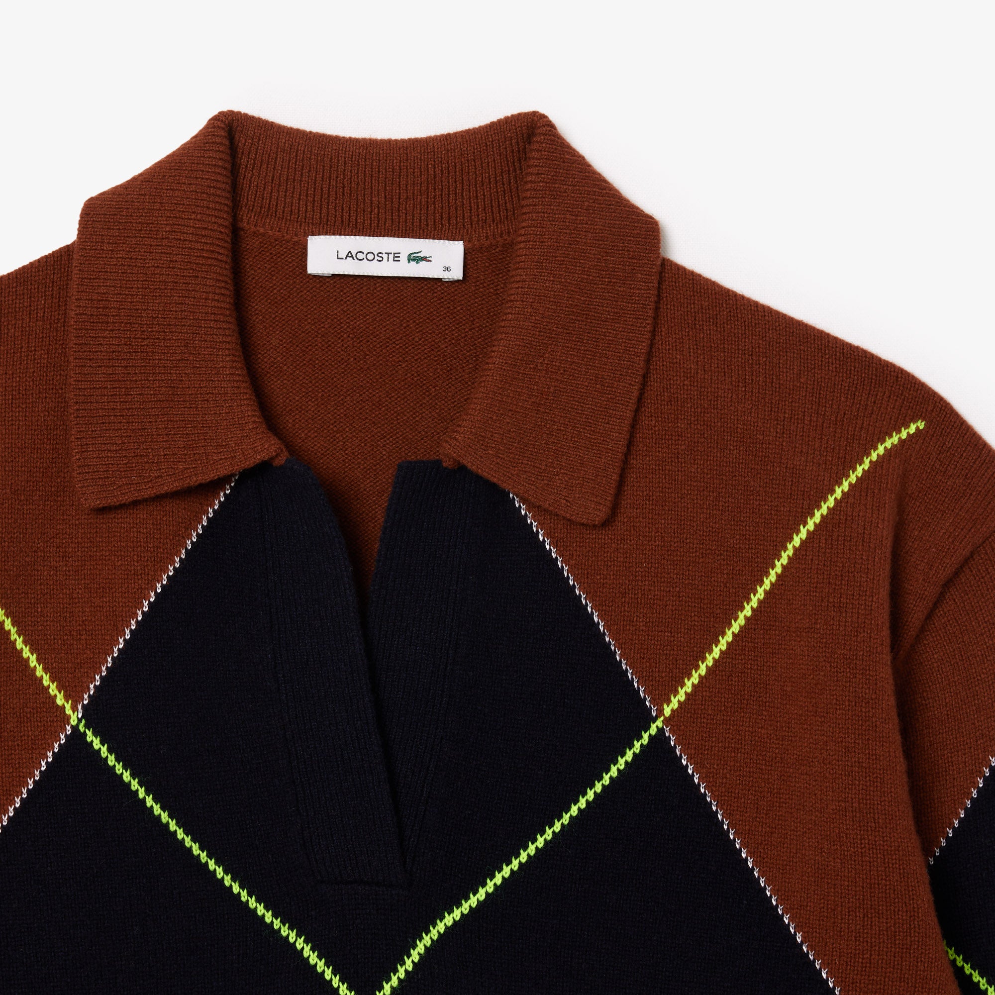 トップス leinwande Intarsia Knitted Polo Intarsia Knitted Polo（ニット/セーター）｜leinwande（ライン