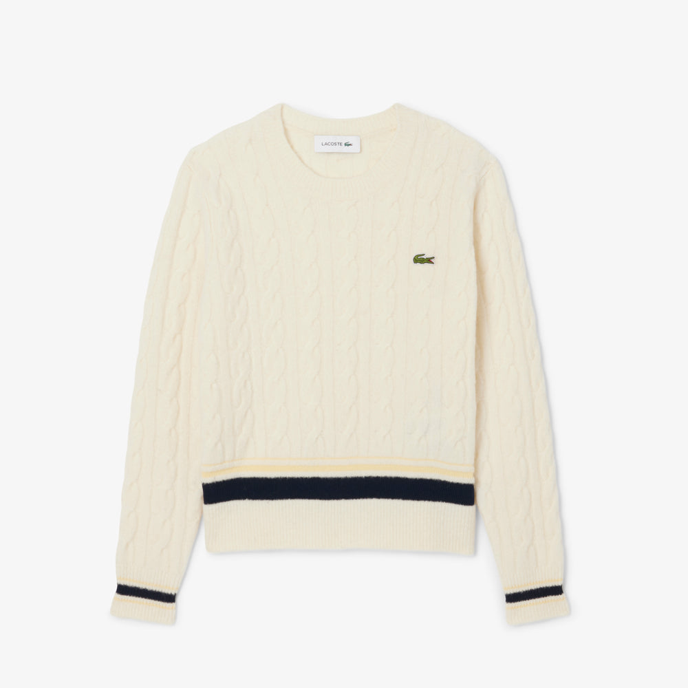 Cable Knit Wool Sweater