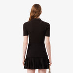 Short Sleeved 3D Knit Polo Shirt