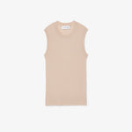Merino Wool 3D Knit Sleeveless Sweater