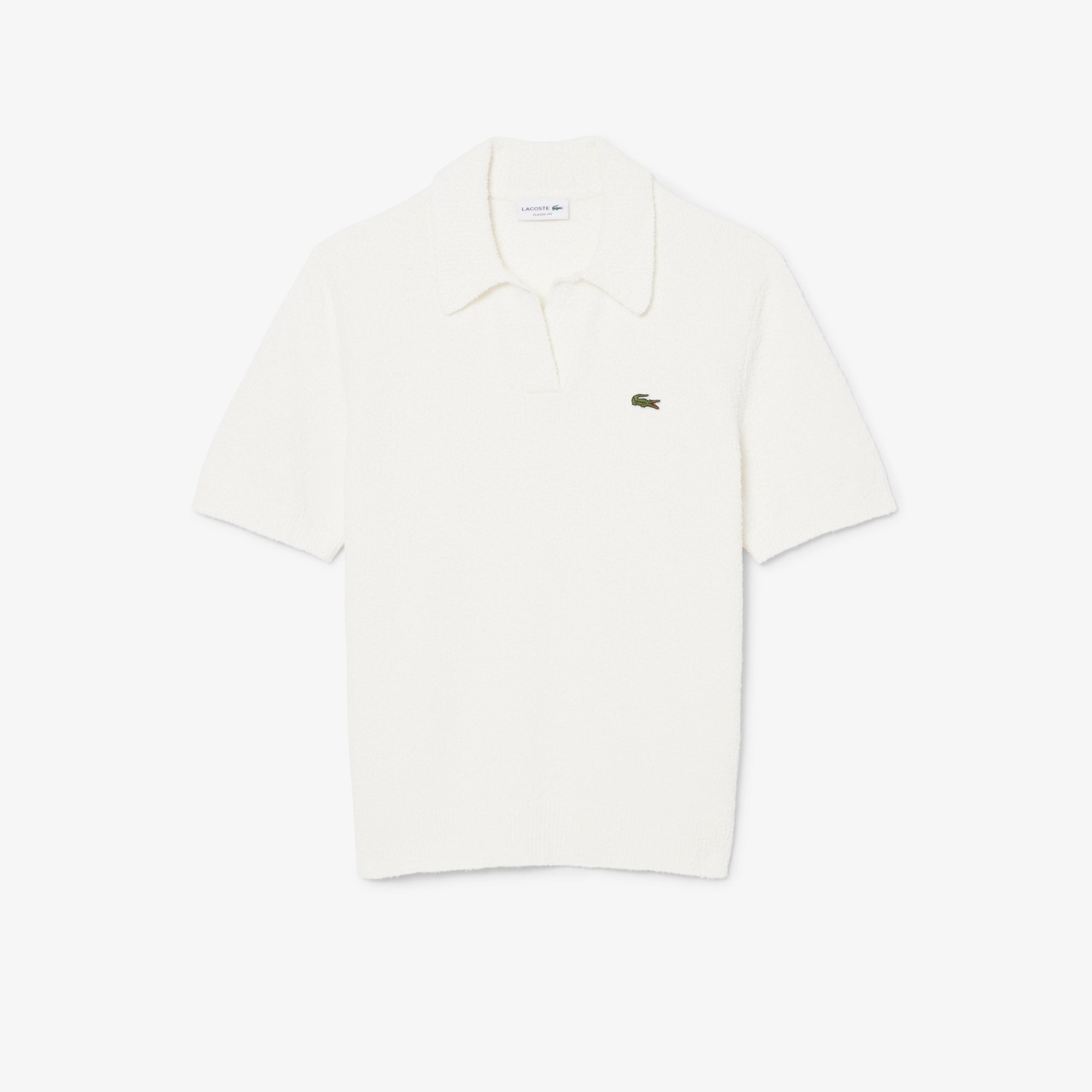 Classic Fit Bouclé Knit Polo Shirt – Lacoste ZA