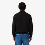 Zipped Double Face Knit Bomber Jacket