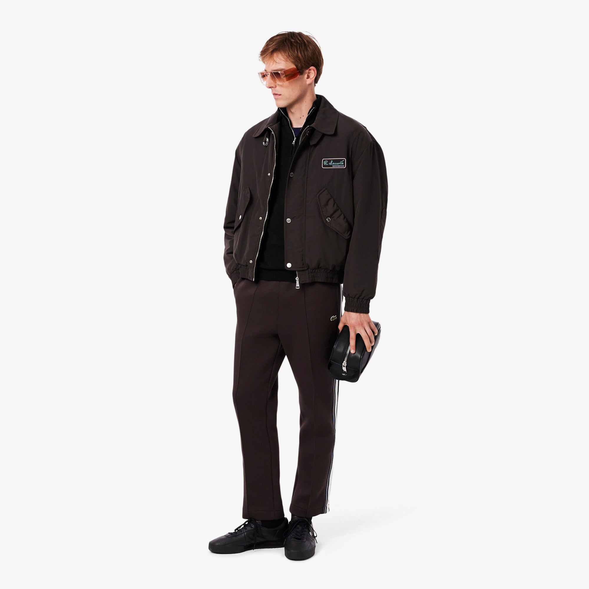 Zipped High Neck Cotton Sweater – Lacoste ZA