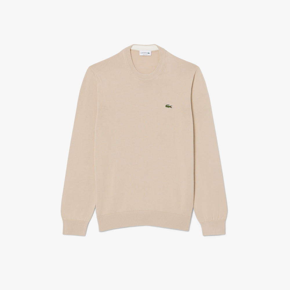 Monochrome Crew Neck Cotton Sweater