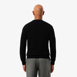 Monochrome Crew Neck Cotton Sweater