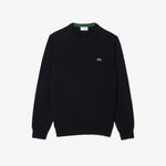 Monochrome Crew Neck Cotton Sweater