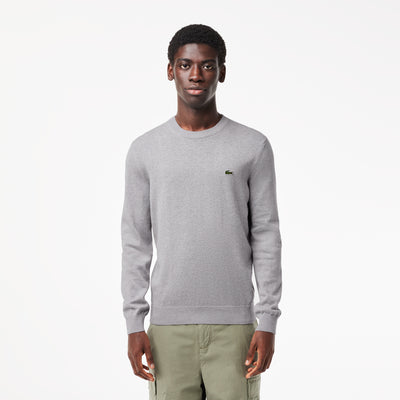Monochrome Crew Neck Cotton Sweater