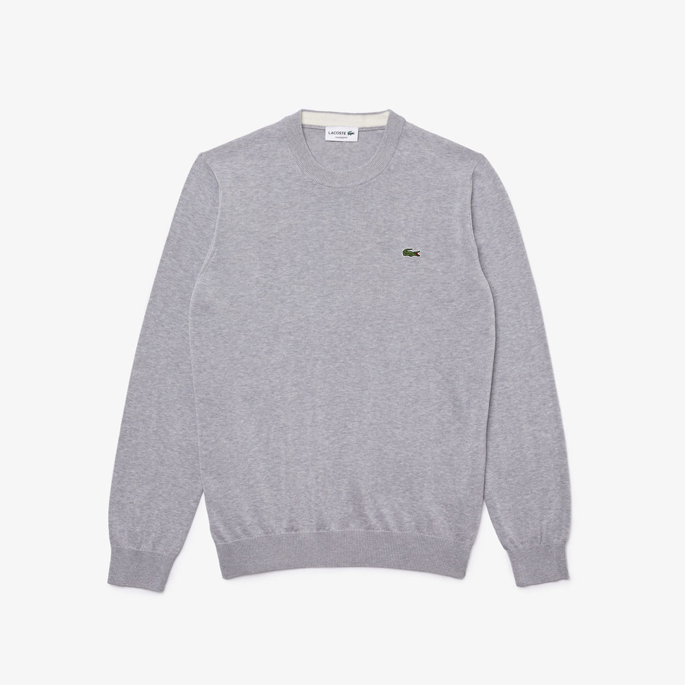 Monochrome Crew Neck Cotton Sweater