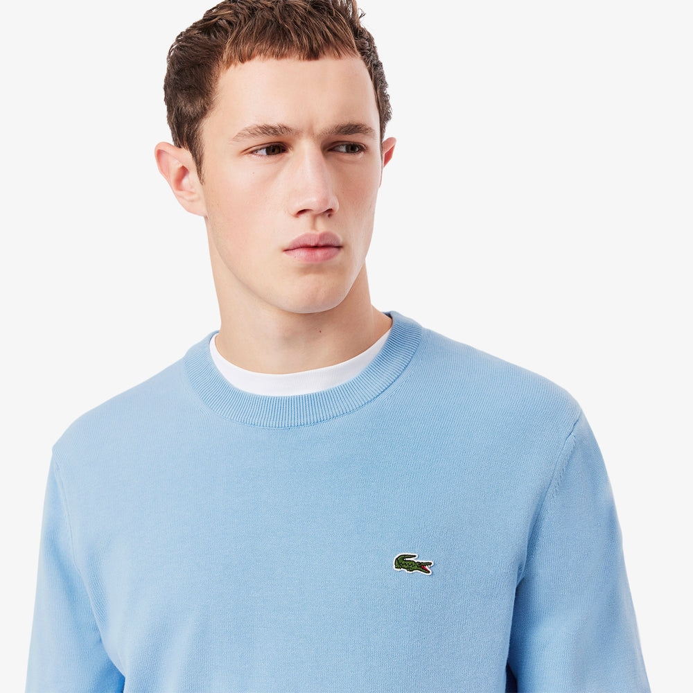 Monochrome Crew Neck Cotton Sweater