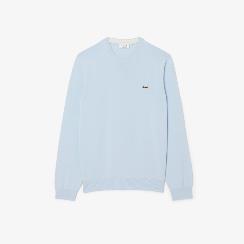 Monochrome Crew Neck Cotton Sweater