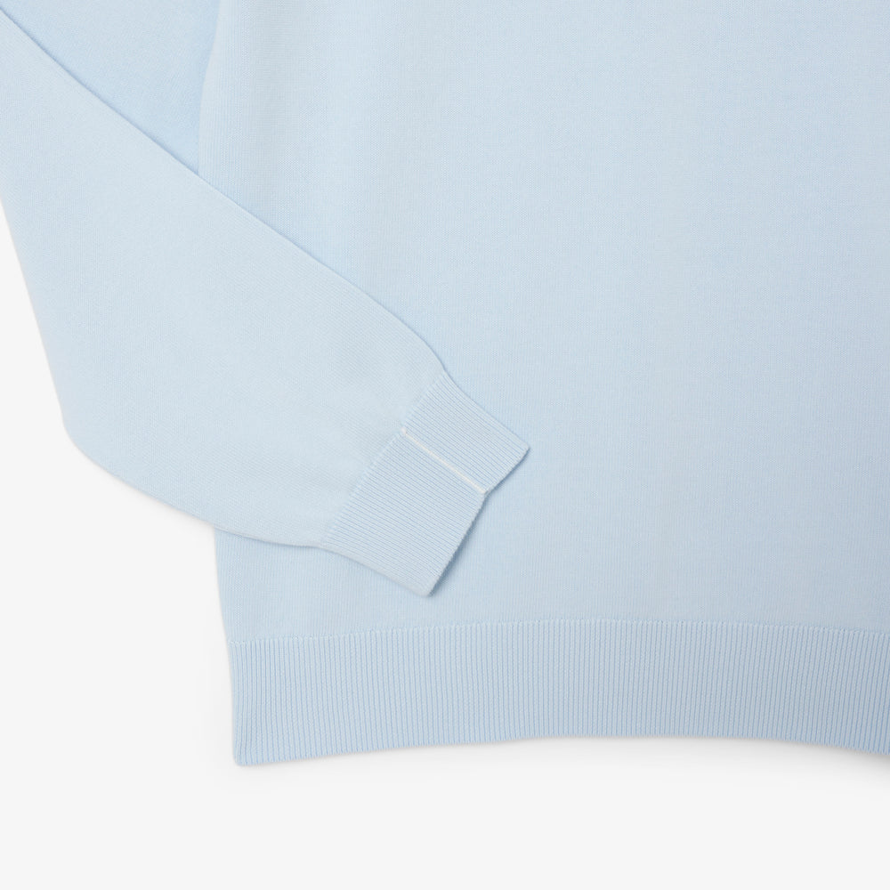 Monochrome Crew Neck Cotton Sweater