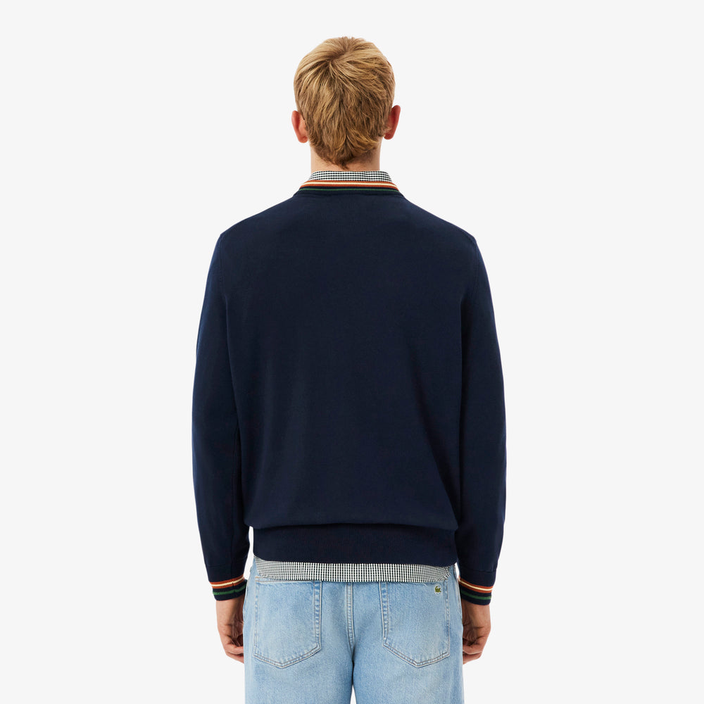 Striped Cotton Jersey Sweater