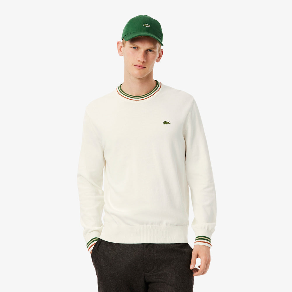 Striped Cotton Jersey Sweater