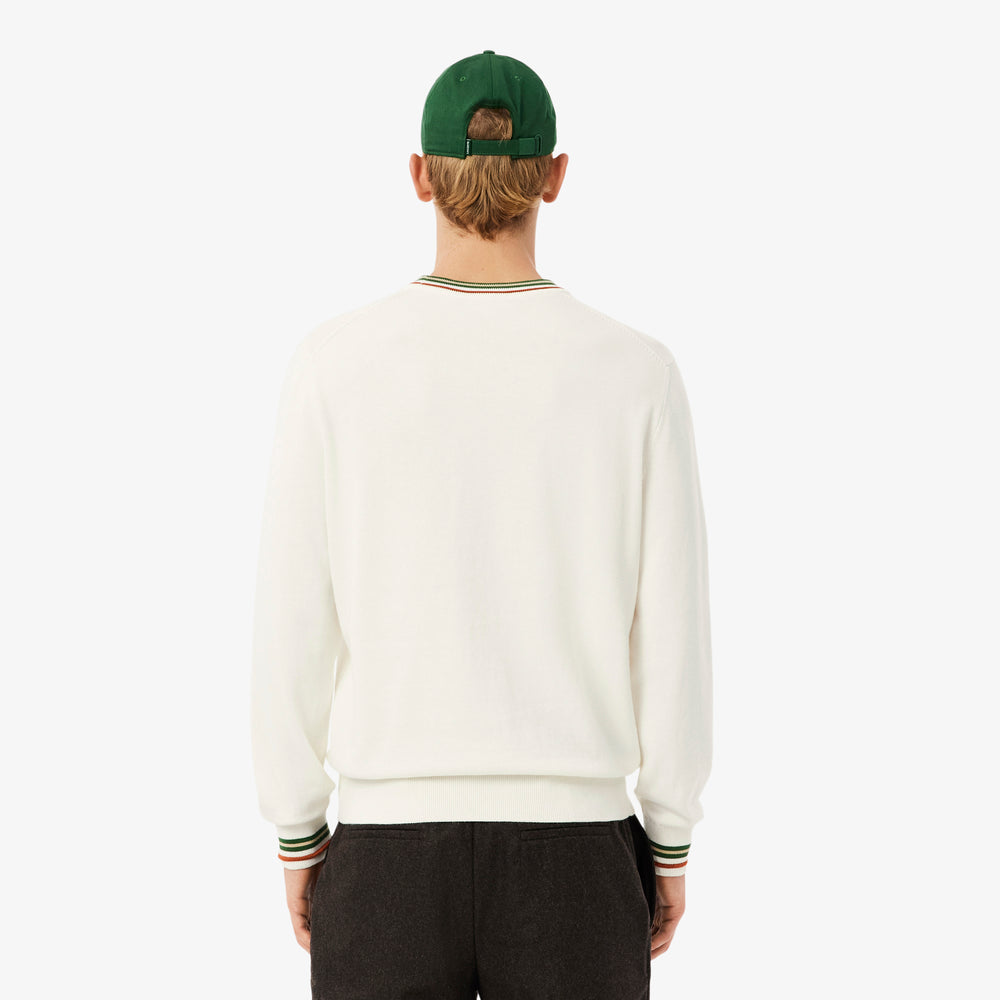 Striped Cotton Jersey Sweater