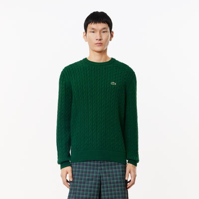 Cable Knit Cotton Sweater