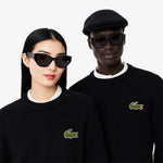Ribbed Cotton Badge Sweater