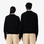 Ribbed Cotton Badge Sweater