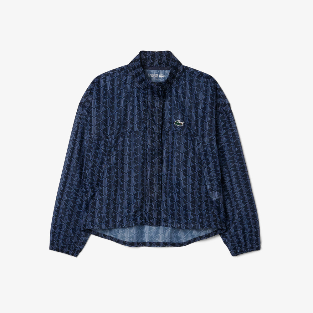 Lightweight Crocodile Print Tennis Jacket