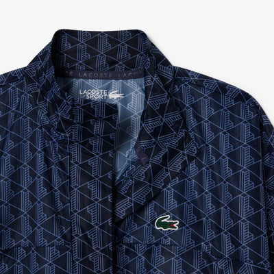 Lightweight Crocodile Print Tennis Jacket