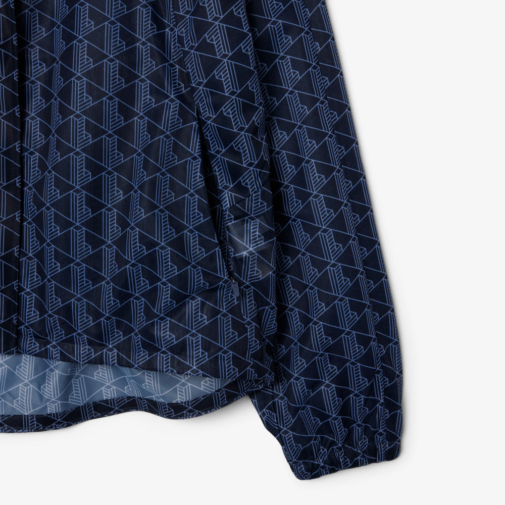 Lightweight Crocodile Print Tennis Jacket