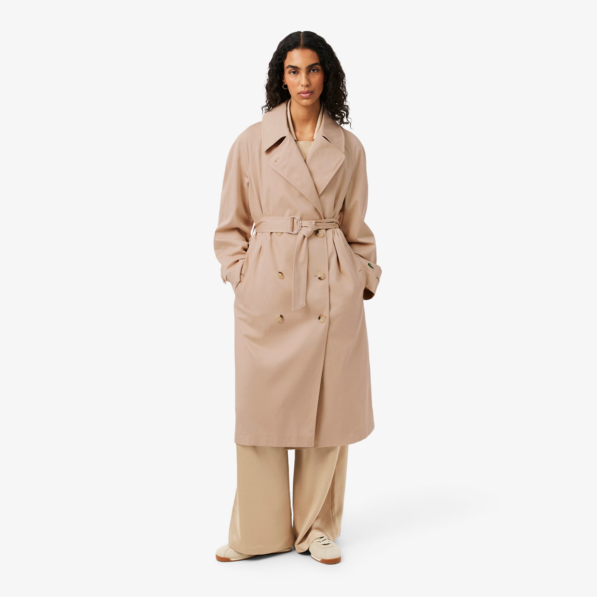 Oversized Water-Repellent Trench Coat – Lacoste ZA