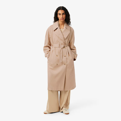 Oversized Water-Repellent Trench Coat