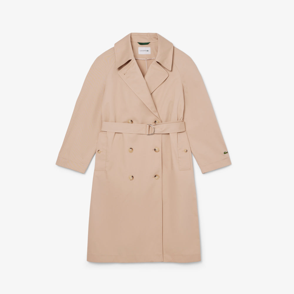 Oversized Water-Repellent Trench Coat
