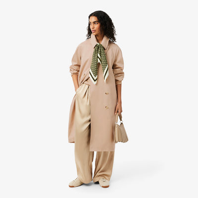 Oversized Water-Repellent Trench Coat