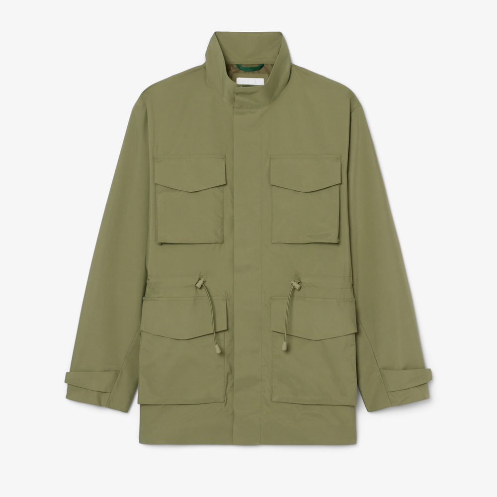 Mid-Length Water-Repellent Windbreaker Jacket