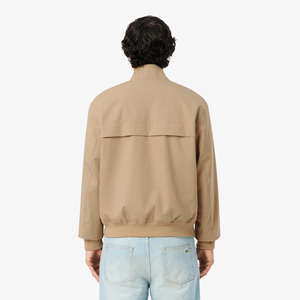 Water-Repellent Twill Harrington Jacket