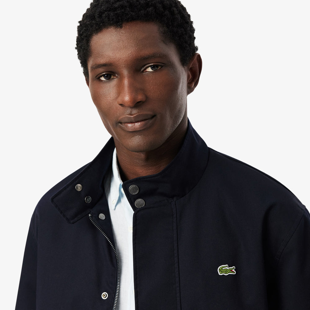 Water-Repellent Twill Harrington Jacket