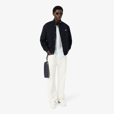 Water-Repellent Twill Harrington Jacket