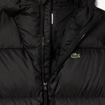 Short Water-Repellent Hooded Puffed Jacket