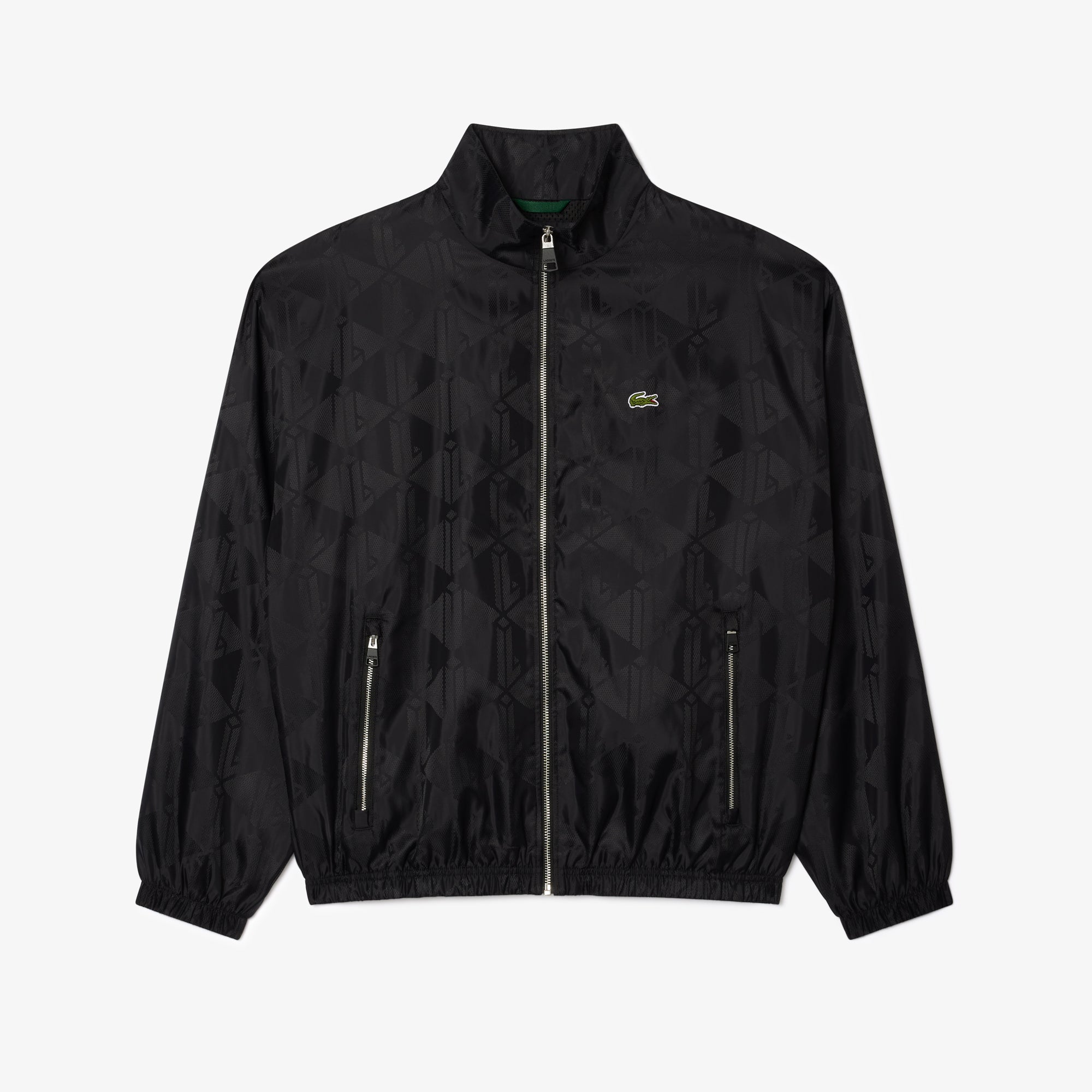 ココ‼️Lacoste ブラック ブルゾン Cropped Monogram Sportsuit Jacket – Lacoste ZA