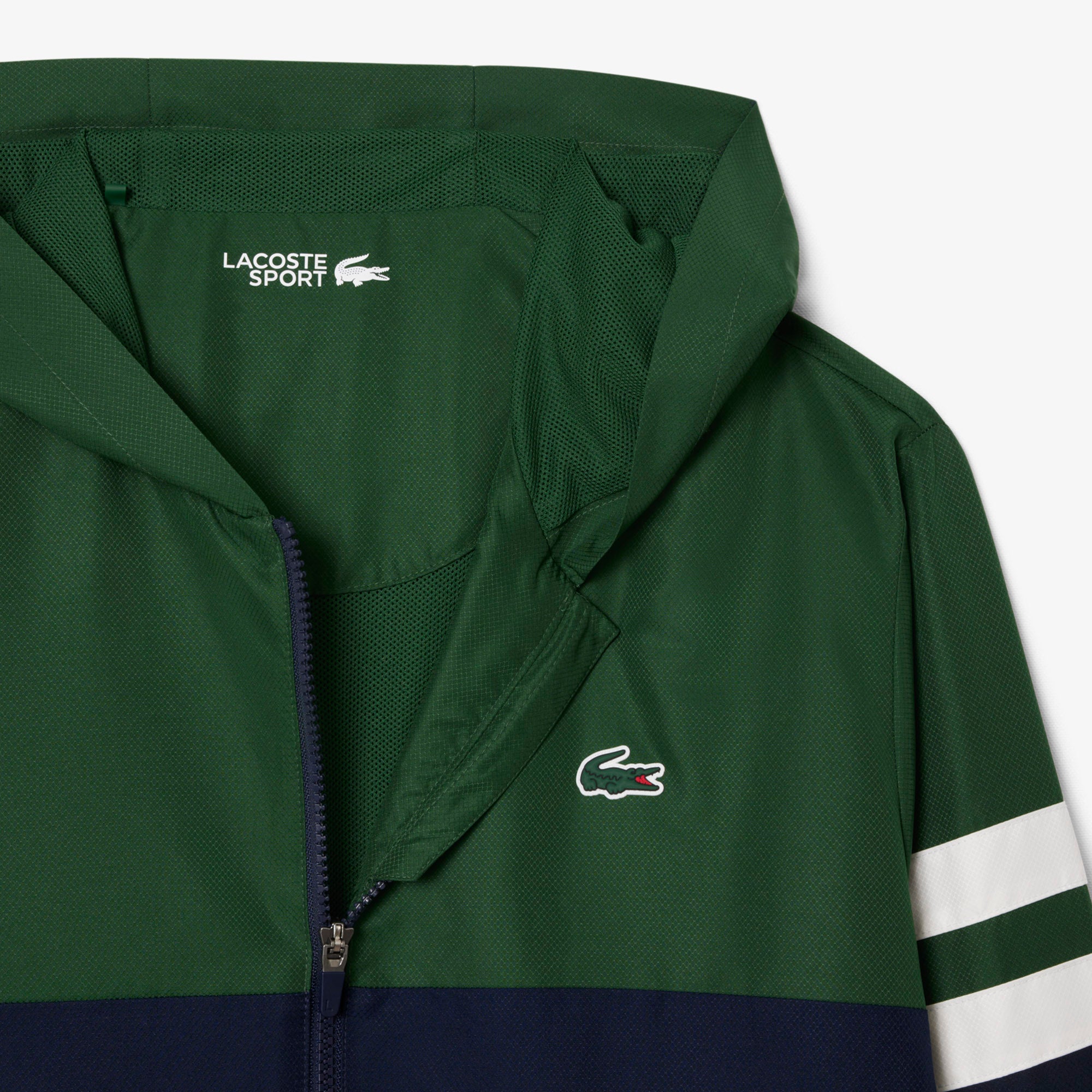 Tennis Water-Repellent Hooded Jacket – Lacoste ZA