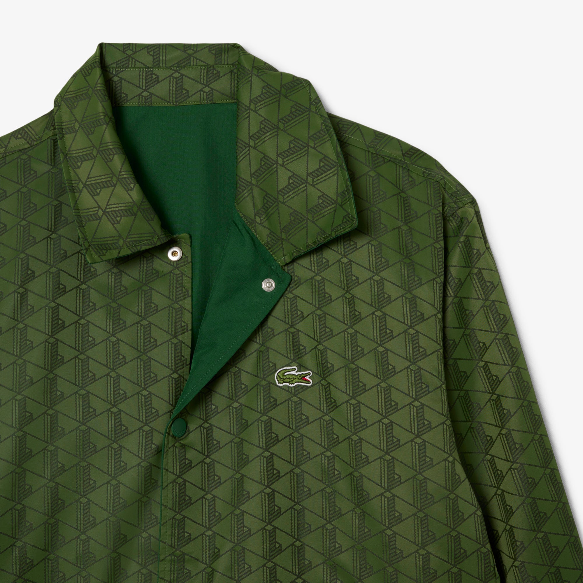 Reversible Bi Material Monogram Jacket – Lacoste ZA