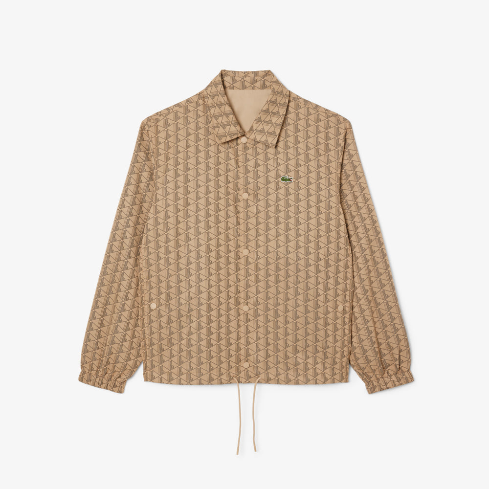 Reversible Bi Material Monogram Jacket