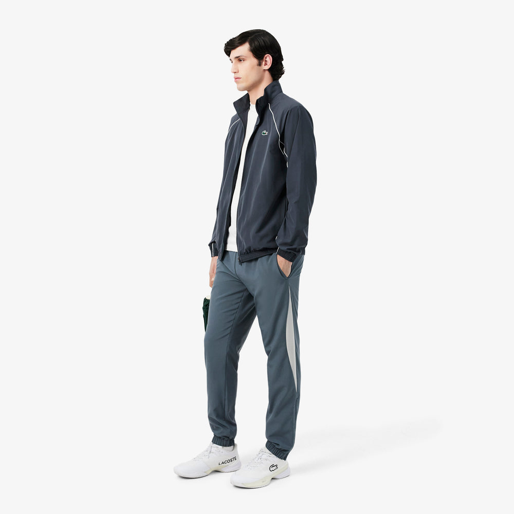 Sport Water-Repellent Trim Accent Track Jacket