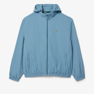 Water-Repellent Hooded Track Jacket