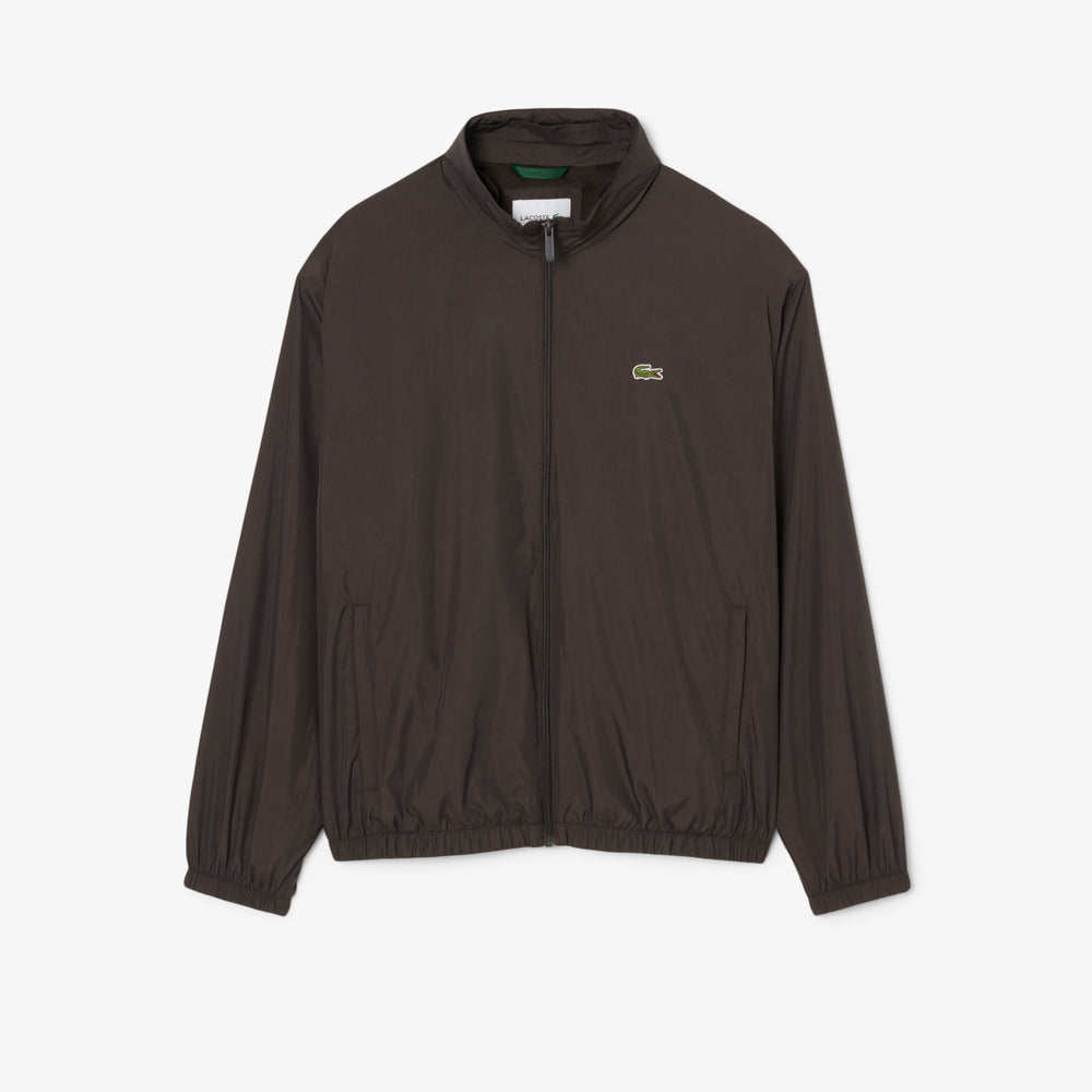 Water-Repellent Hooded Track Jacket