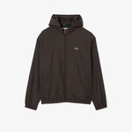 Water-Repellent Hooded Track Jacket