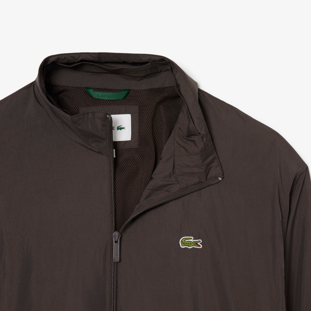 Water-Repellent Hooded Track Jacket