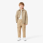 Water-Repellent Twill Harrington Jacket