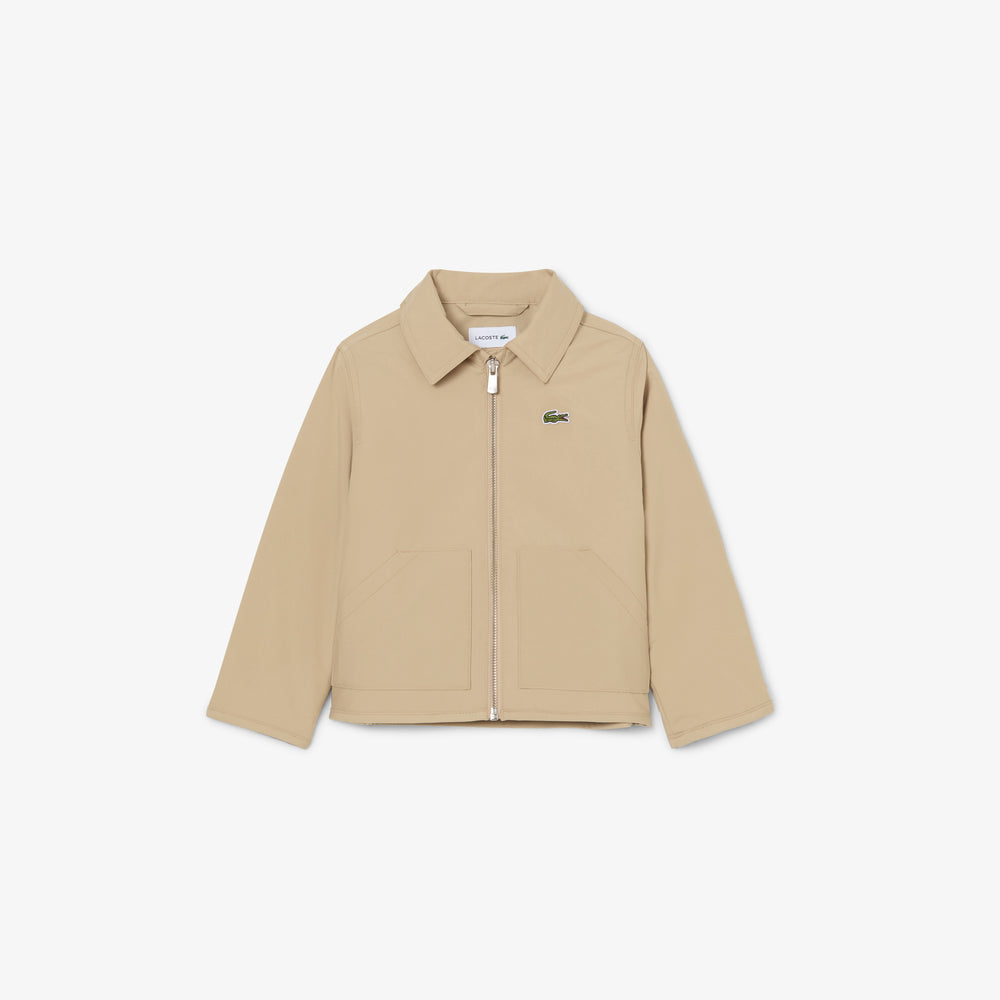 Water-Repellent Twill Harrington Jacket