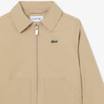 Water-Repellent Twill Harrington Jacket