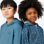 Reversible Taffeta Zip-Up Jacket
