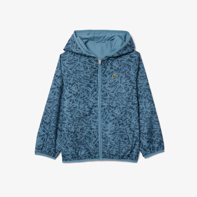 Reversible Taffeta Zip-Up Jacket