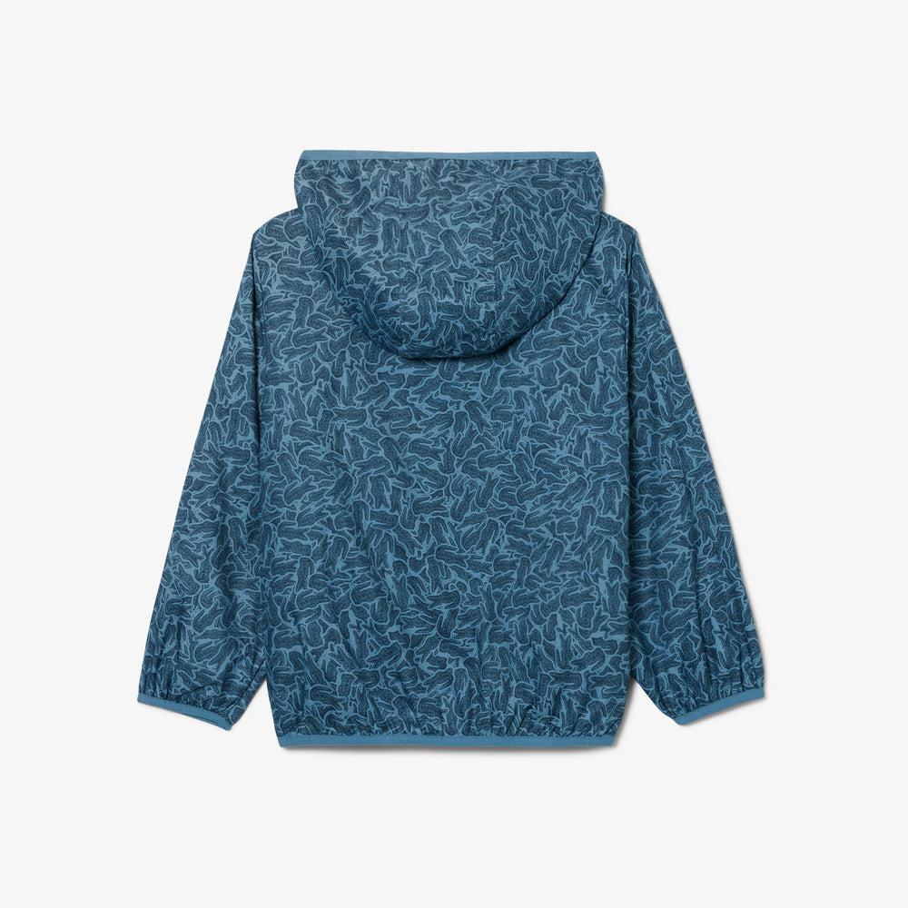Reversible Taffeta Zip-Up Jacket