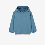 Reversible Taffeta Zip-Up Jacket